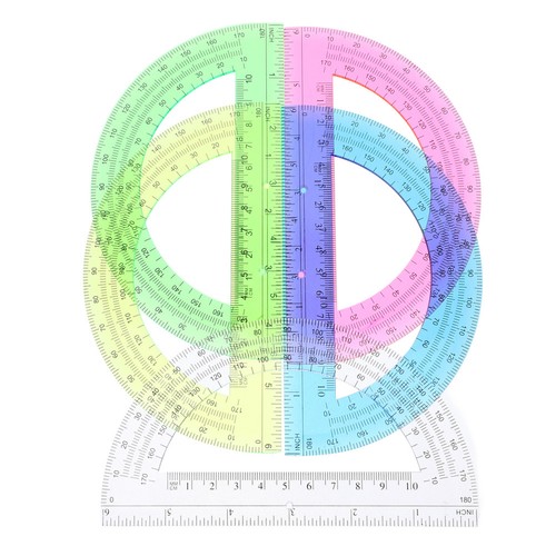 Pcs proteactor base ruler - 12,