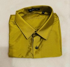 Men's Long Sleeve Silk Shirt 42cm/ Indian/south Indian