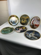 6 X Staffordshire Bona China Collectors'  Plates French Impressionists