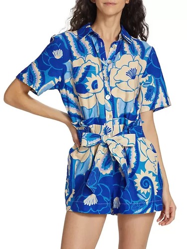 Farm rio blue - blue, floral