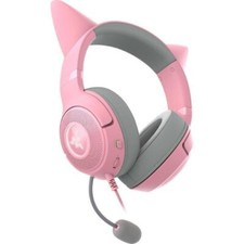 Razer Kraken Kitty Ears V2 Wired RGB Headset 40mm Drivers 7.1 Sound - Pink