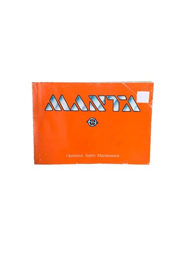 Opel manta owners manual 3s - opel,