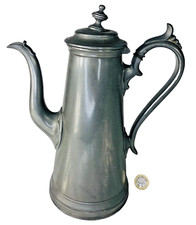 Tea Pot Teapot Metal Sheffield Vintage ra