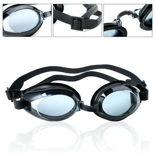 Adults black swimming goggles - swimming,