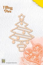 Christmas Tree - Filling Dies - Cutting Die by Nellie Snellen (QD007)