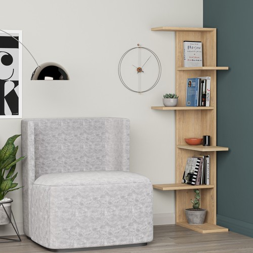 Saso corner bookcase - bookcase, –