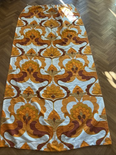 Vintage orange white patterned - vintage,