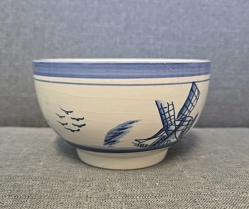 Vintage delft dutch bowl blue - delft,