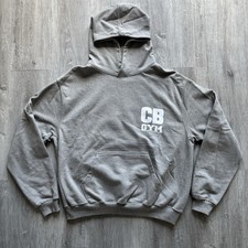 Cole Buxton CB Gym Hoodie Hoody Grey White Size Medium M Oversized Boxy