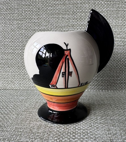 Lovely handpainted art deco - a,
