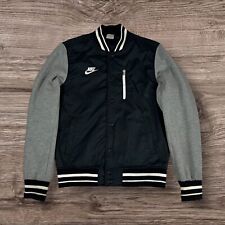 Nike Jacket Contrast Hybrid Bomber Black Grey Small 2010