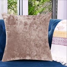 Velvet Cushion Covers OR Filled Cushions 18 x 18 Inches Chenille Cushion Covers