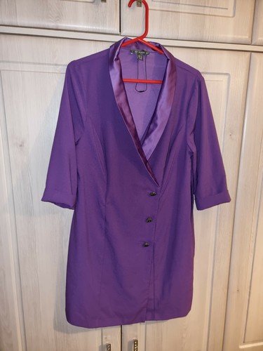 Purple dress mini size 14 - dress,