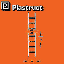 LADDERS range styrene ABS plastic polystyrene LS 2mm O Gauge G Scale PLASTRUCT
