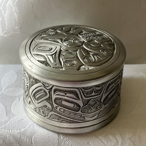 Fine pewter box boma - fine,