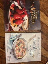 Slimming World Books X 2 ‘Love Desserts’ & ‘Meals For One’ VGC 
