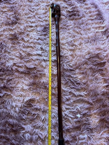 African wooden walkingstick - african, walkingstick-