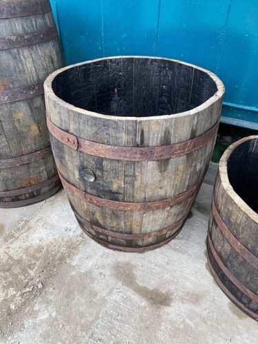 Reclaimed oak whiskey barrel - reclaimed,