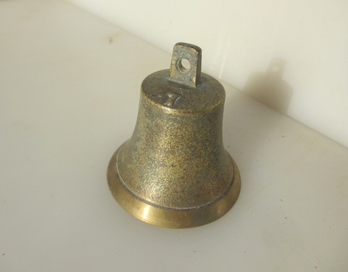 Victorian brass bell - brass,