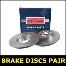 Brake Discs Pair Front Fits
