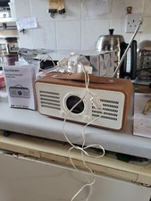 Portable Bluetooth DAB Radio.Dual Alarm .10.5 x 4.5 (with Box)Flex70 in