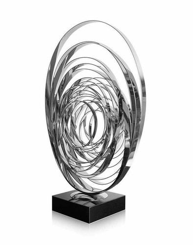 Huge modern art circle steel