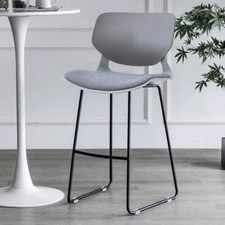 2pcs Grey Tall Bar Stools, Bar