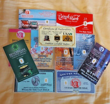 TEN assorted X 24K 0.999 Gold Bars on Sale Price guaranteed Fraud Proof