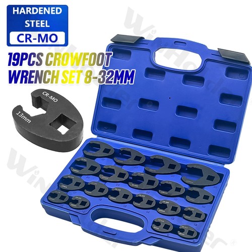 19pcs metric crowfoot spanner - 19pcs,