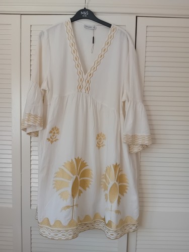 Cream kaftan dress - cream,