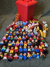 Lego Duplo BIG LOT Figures And Animals, Carry Case, Bricks & Accessories W278