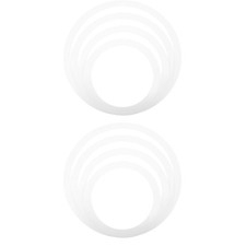  2 Pack Drum Mute Pads Silencer Drumming Snare Dampener Drums Accessories