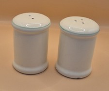 Premier Housewares Salt & Pepper Pots Large Chunky Butter Yellow Shakers 3.5"