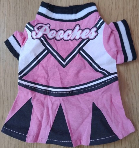 Pink cheerleader dog dress - pink,