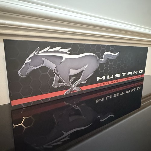 Ford mustang sign wood wall - sign,