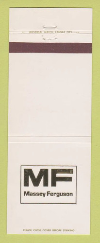 Matchbook cover massey - cover,