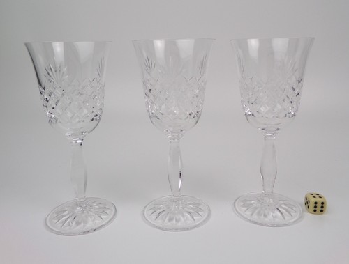 Cut crystal wine - cut, glasses