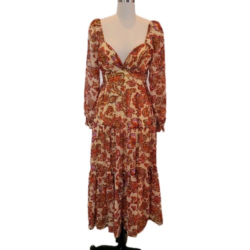 Cottagecore floral maxi dress - floral,