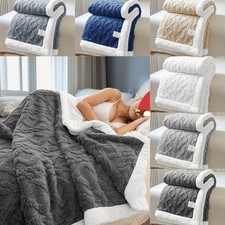 Luxury fleece blanket large - luxury,