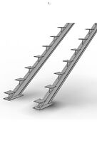 Double spine staircase