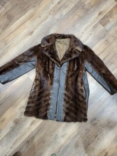 Vintage mink and leather - mink,