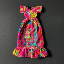 Palitoy Silky maxi dress 1970s