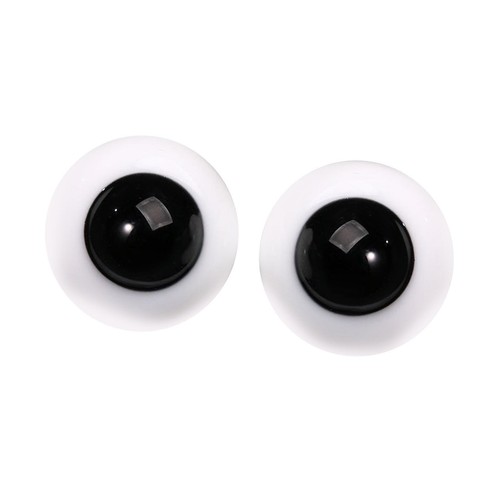 6mm round glass doll eyes - round,