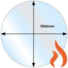Glass Hearth Clear Fire