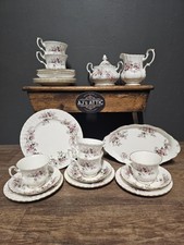 Beautiful Royal Albert Lavender Rose Tea Set Inc 2 X Sandwhich / Cake Plates