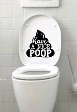 Home Toilet Lid Sticker Quote