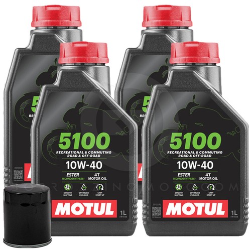 Kit motul 5100 10w40 oil - motul,