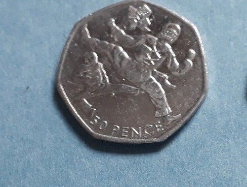 Taekwondo olympic 50p - 50p, coin
