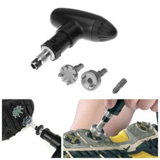 Golf Shoe Metal Spikes Tools Ratchet Studs Replace Wrench Removal Cleat Twist