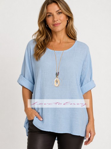 Ladies plain italian top - italian,